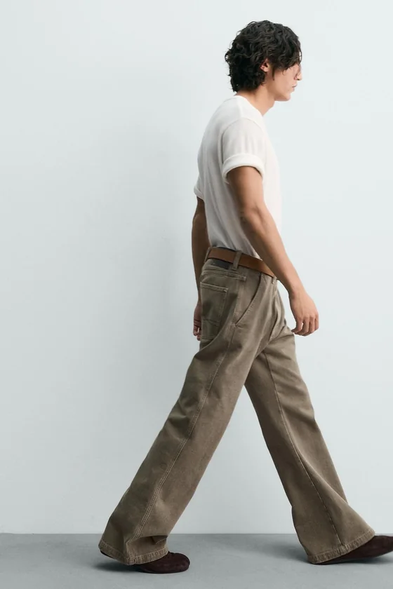 ДЖИНСЫ CHINO WIDE FLARE FIT ИЗ ОГРАНИЧЕННОЙ СЕРИИ