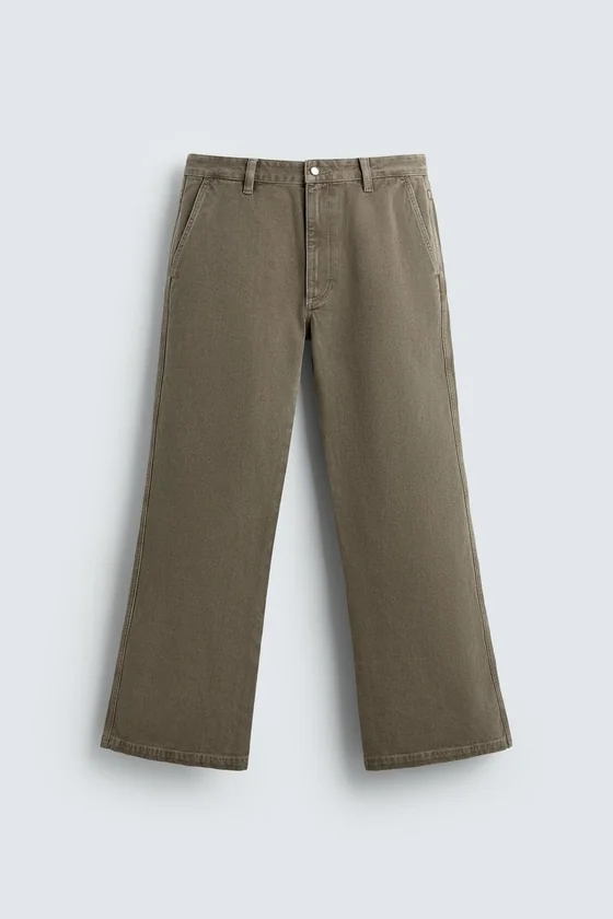 ДЖИНСЫ CHINO WIDE FLARE FIT ИЗ ОГРАНИЧЕННОЙ СЕРИИ