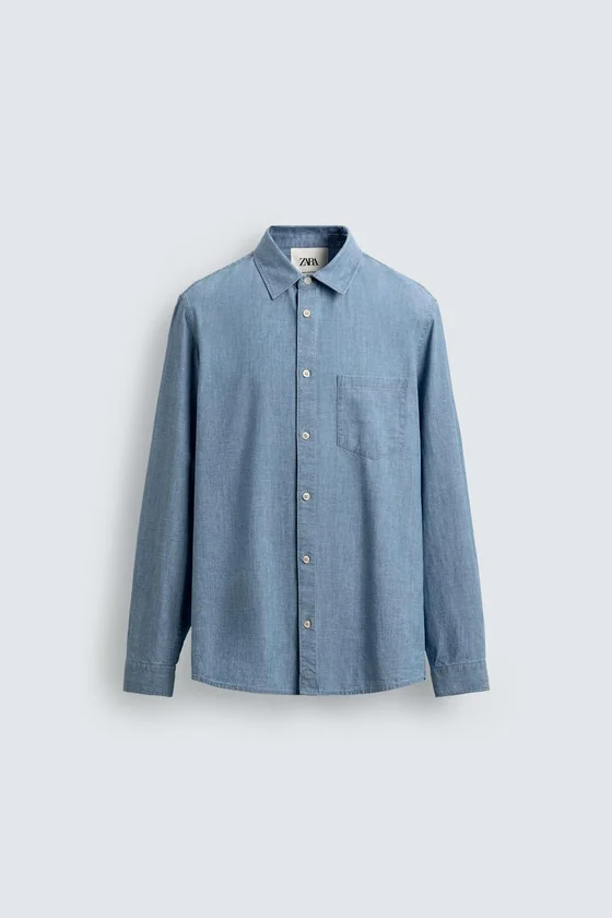 РУБАШКА RELAXED FIT ИЗ ШАМБРИ LIMITED EDITION