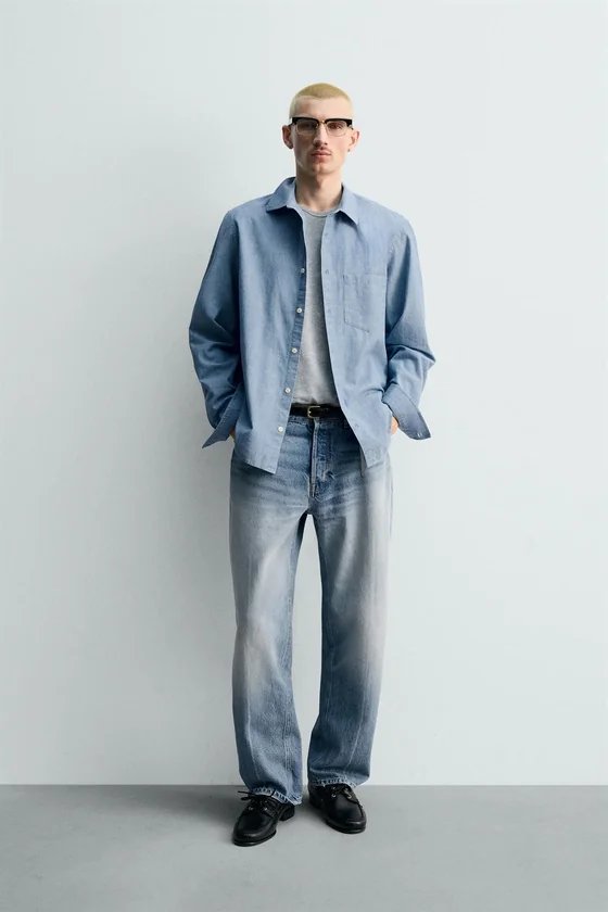 РУБАШКА RELAXED FIT ИЗ ШАМБРИ LIMITED EDITION