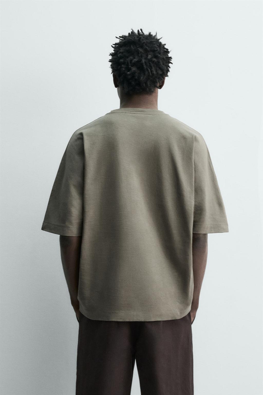 ФУТБОЛКА REGULAR FIT С ЭФФЕКТОМ ПОТЕРТОСТИ