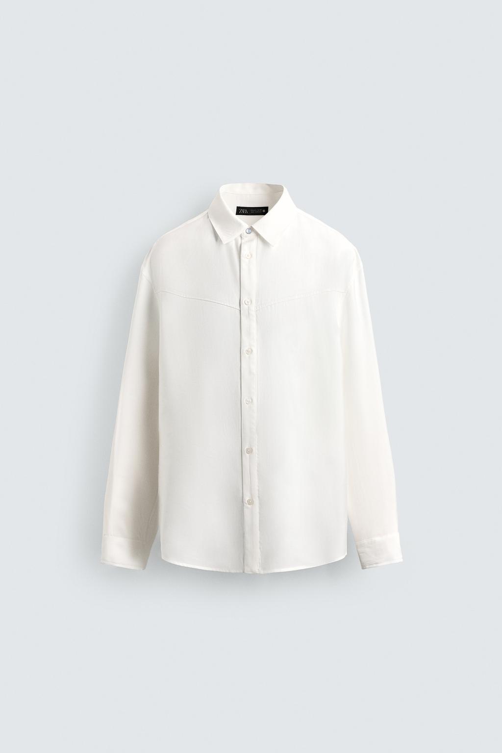 РУБАШКА СТРУЯЩЕГОСЯ ПОКРОЯ В КОВБОЙСКОМ СТИЛЕ