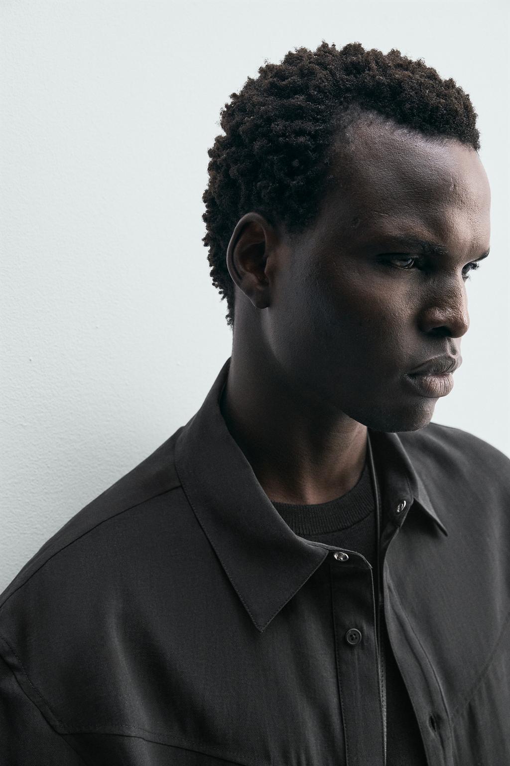 РУБАШКА СТРУЯЩЕГОСЯ ПОКРОЯ В КОВБОЙСКОМ СТИЛЕ