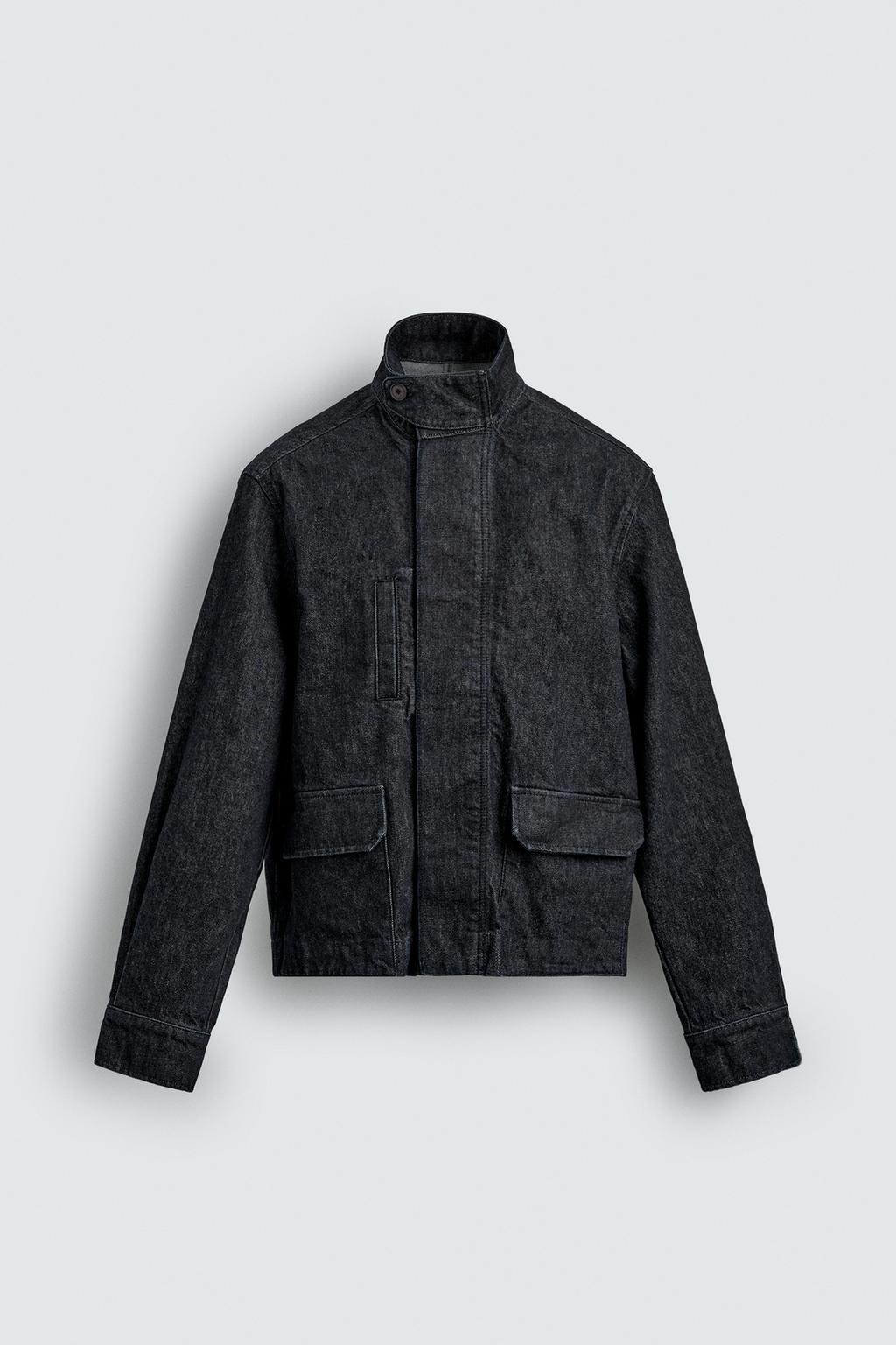 ДЖИНСОВАЯ КУРТКА С КАРМАНАМИ