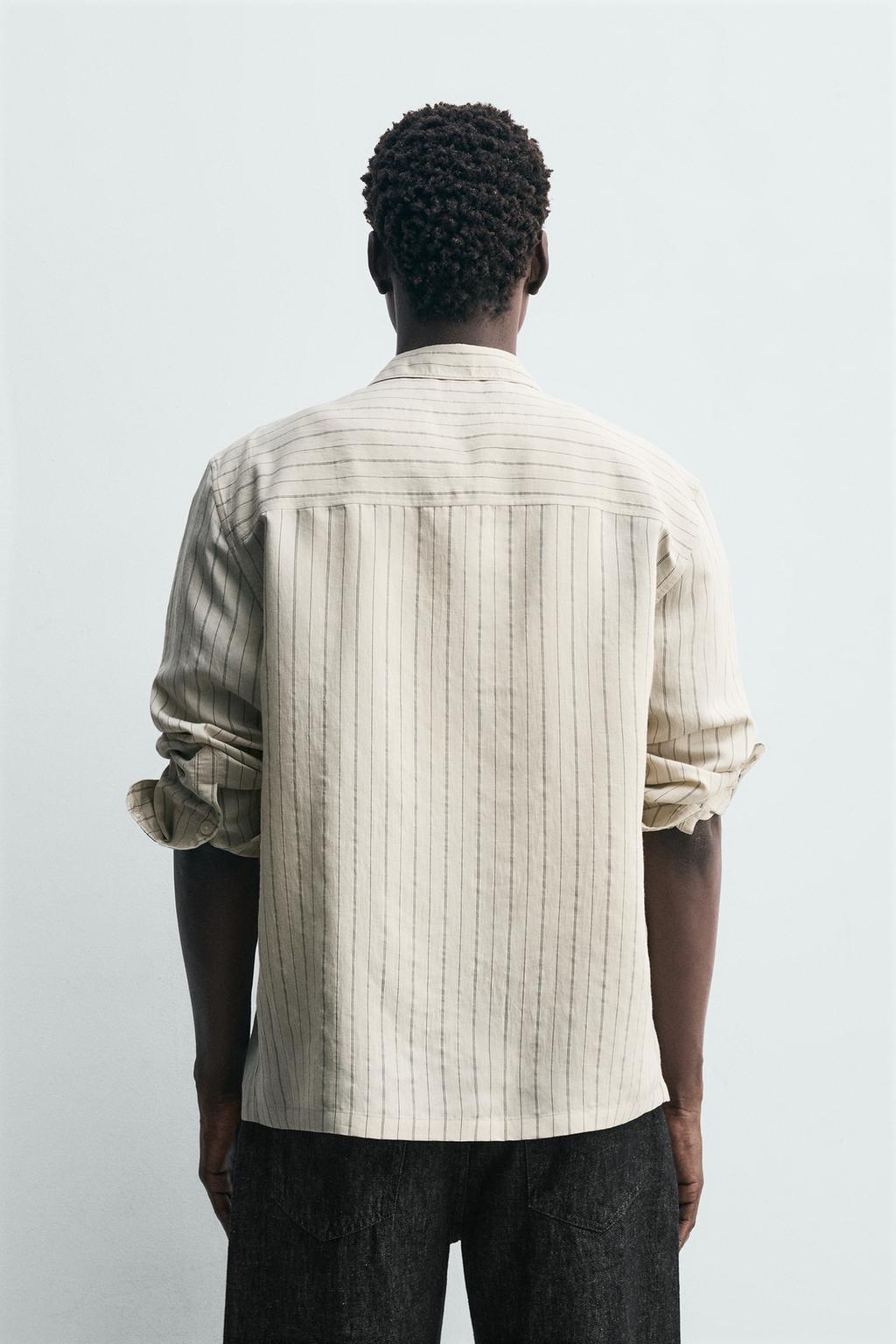 РУБАШКА СВОБОДНОГО КРОЯ В ПОЛОСКУ