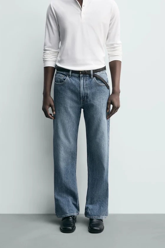 ДЖИНСЫ STRAIGHT FIT BOOTCUT ФАКТУРНЫЕ