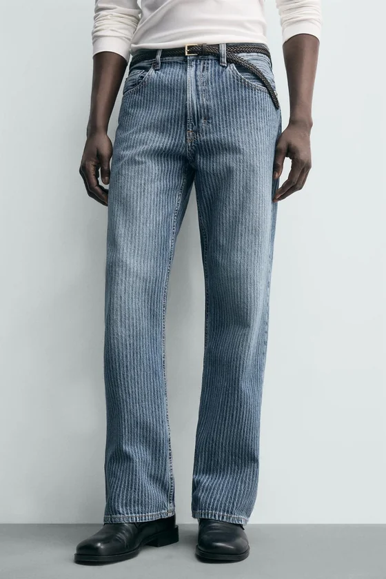 ДЖИНСЫ STRAIGHT FIT BOOTCUT ФАКТУРНЫЕ
