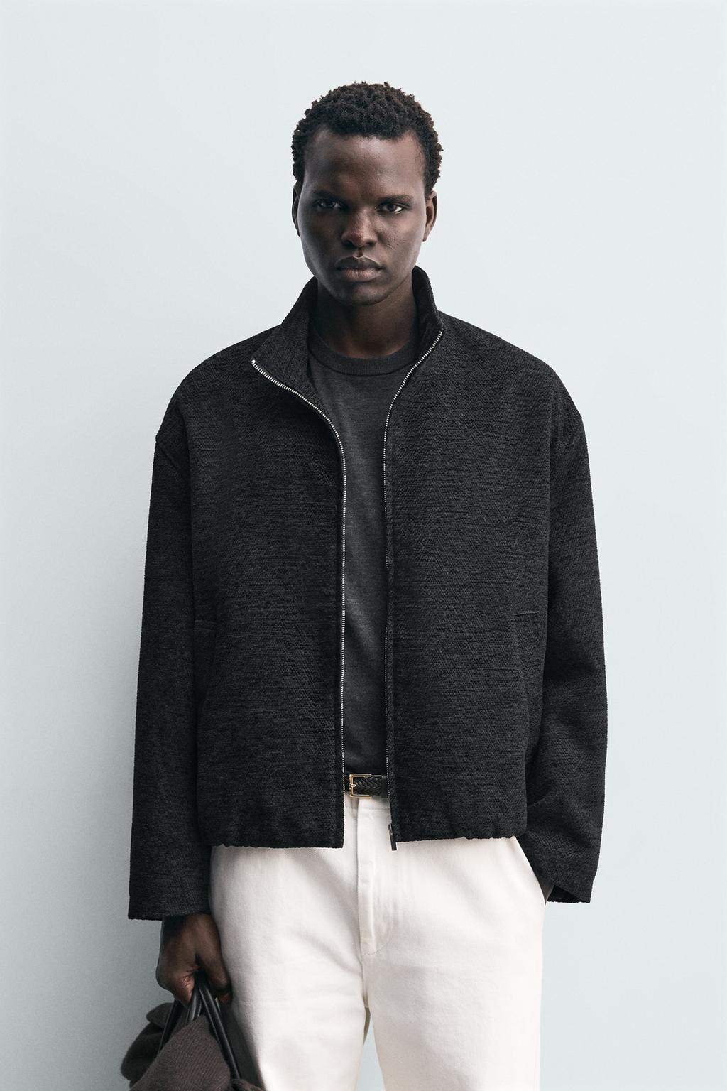 КУРТКА JACQUARD С ГЕОМЕТРИЧЕСКИМ РИСУНКОМ