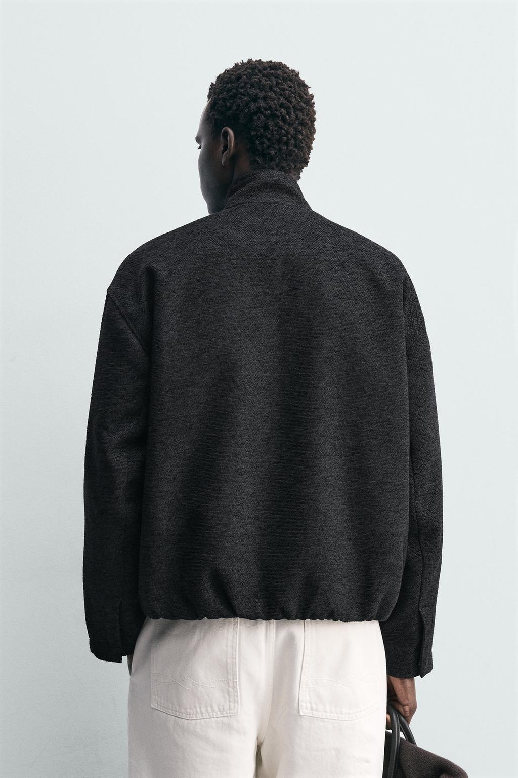 КУРТКА JACQUARD С ГЕОМЕТРИЧЕСКИМ РИСУНКОМ