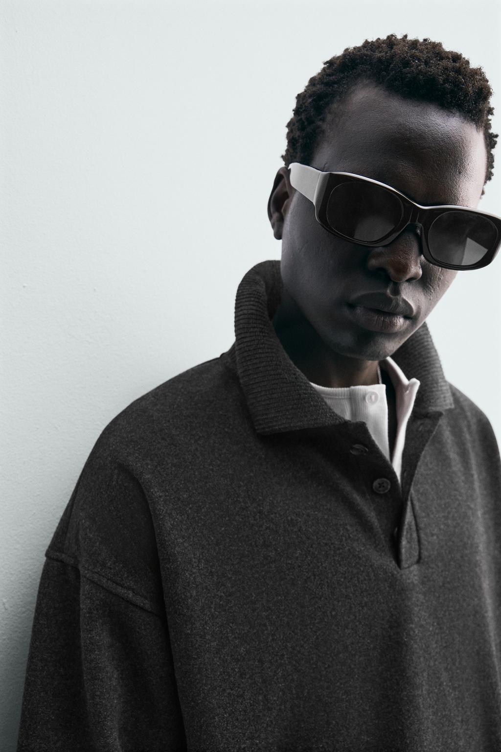 ТОЛСТОВКА ПОЛО С ТЕКСТУРОЙ