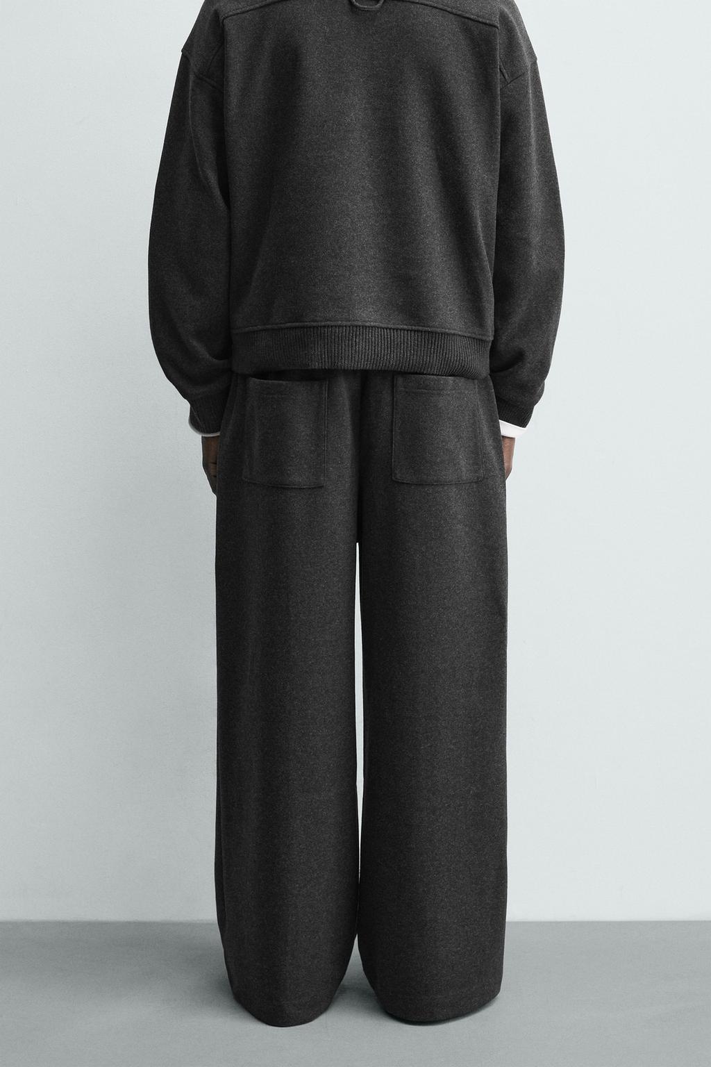 ДЖОГГЕРЫ WIDE-LEG С ТЕКСТУРОЙ