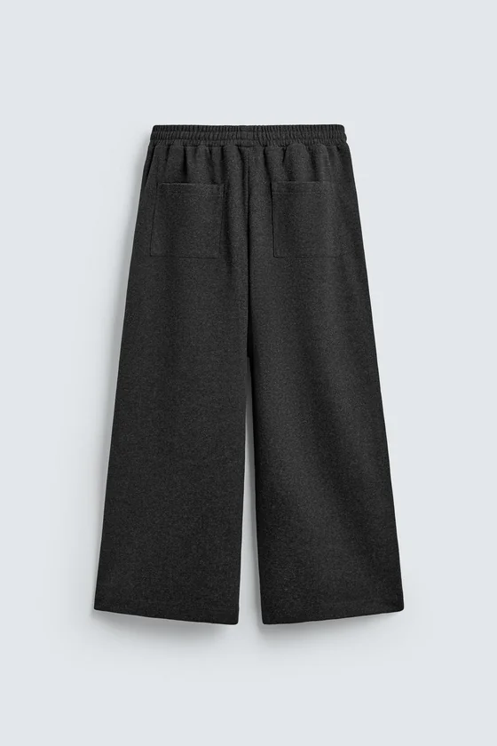 ДЖОГГЕРЫ WIDE-LEG С ТЕКСТУРОЙ
