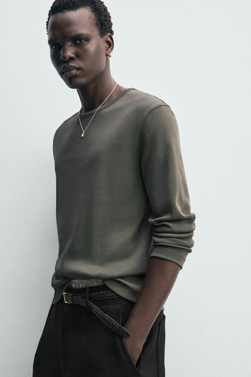 ФУТБОЛКА КЛАССИЧЕСКОГО КРОЯ ИЗ РЕЛЬЕФНОЙ ТКАНИ