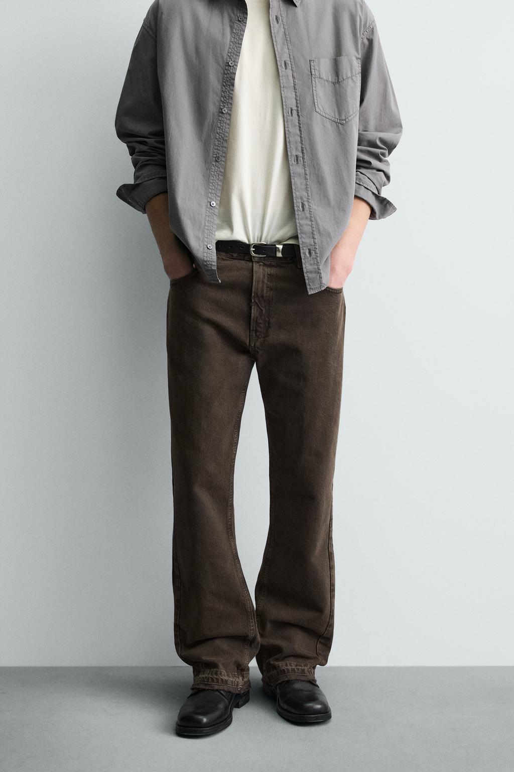 ДЖИНСЫ FLARE FIT С РАЗРЕЗАМИ