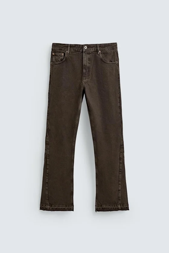 ДЖИНСЫ FLARE FIT С РАЗРЕЗАМИ