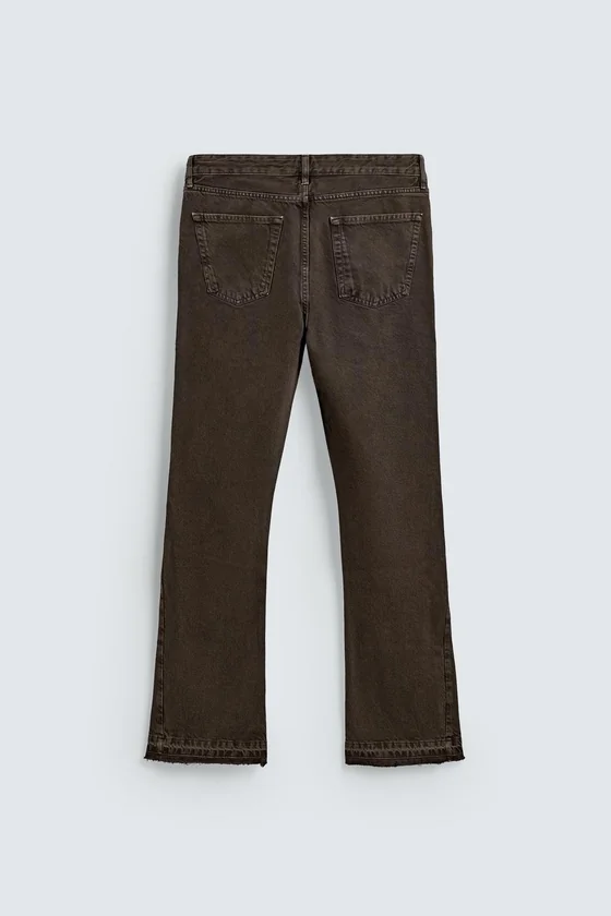 ДЖИНСЫ FLARE FIT С РАЗРЕЗАМИ
