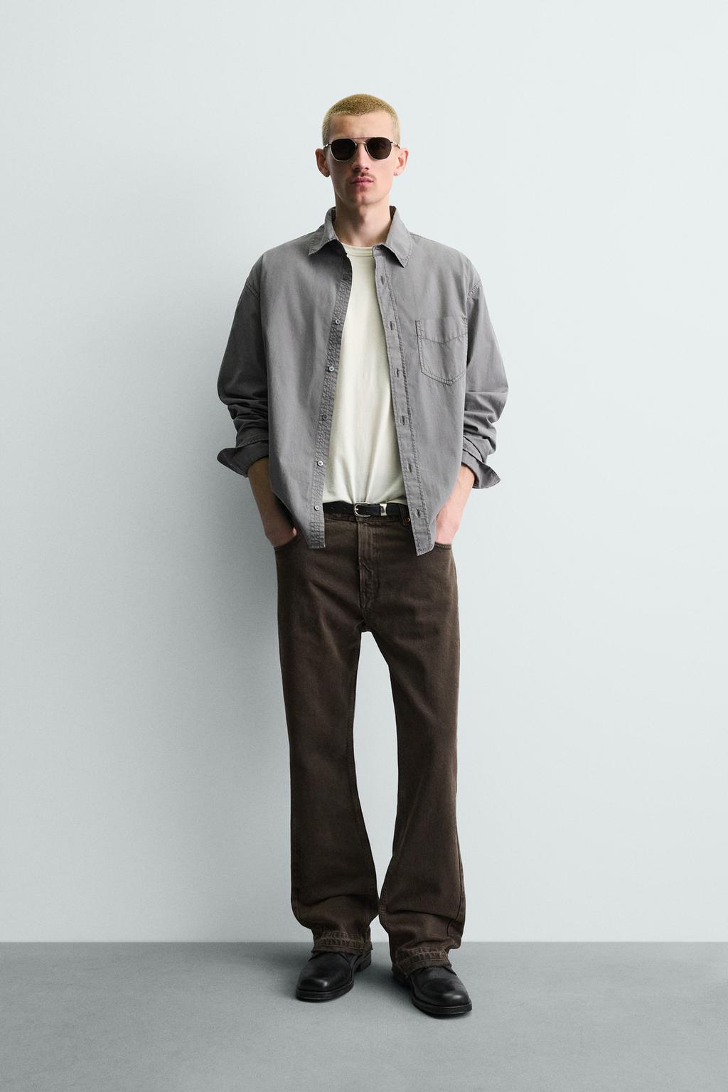 ДЖИНСЫ FLARE FIT С РАЗРЕЗАМИ