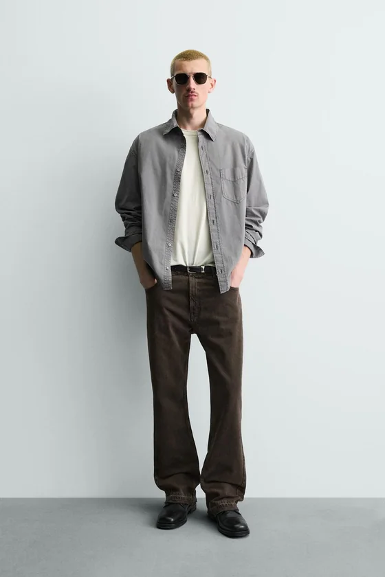 ДЖИНСЫ FLARE FIT С РАЗРЕЗАМИ