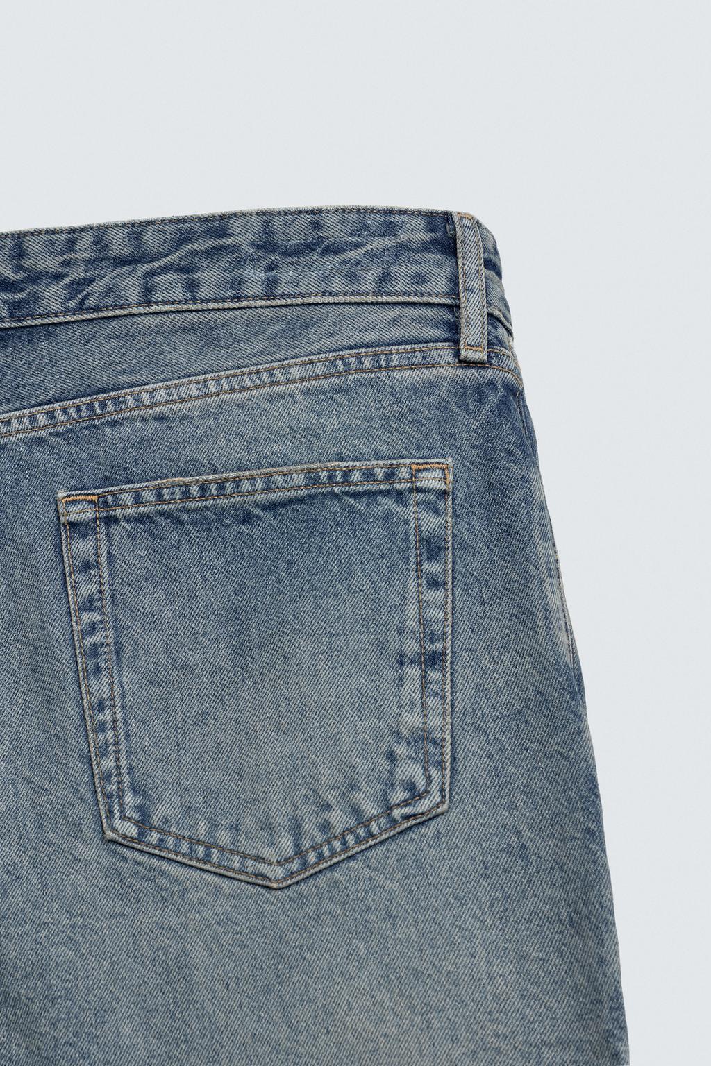 РАСКЛЕШЕННЫЕ ДЖИНСЫ С РАЗРЕЗАМИ