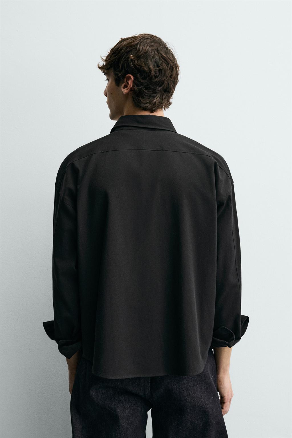 РУБАШКА СТРУЯЩЕГОСЯ КРОЯ RELAXED FIT