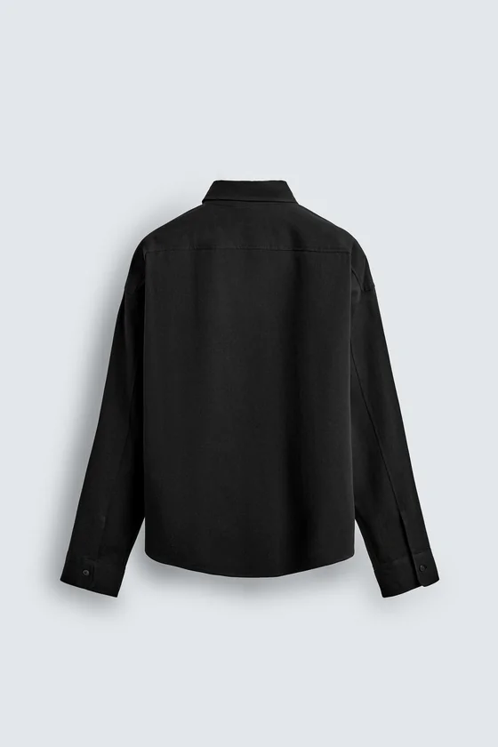РУБАШКА СТРУЯЩЕГОСЯ КРОЯ RELAXED FIT
