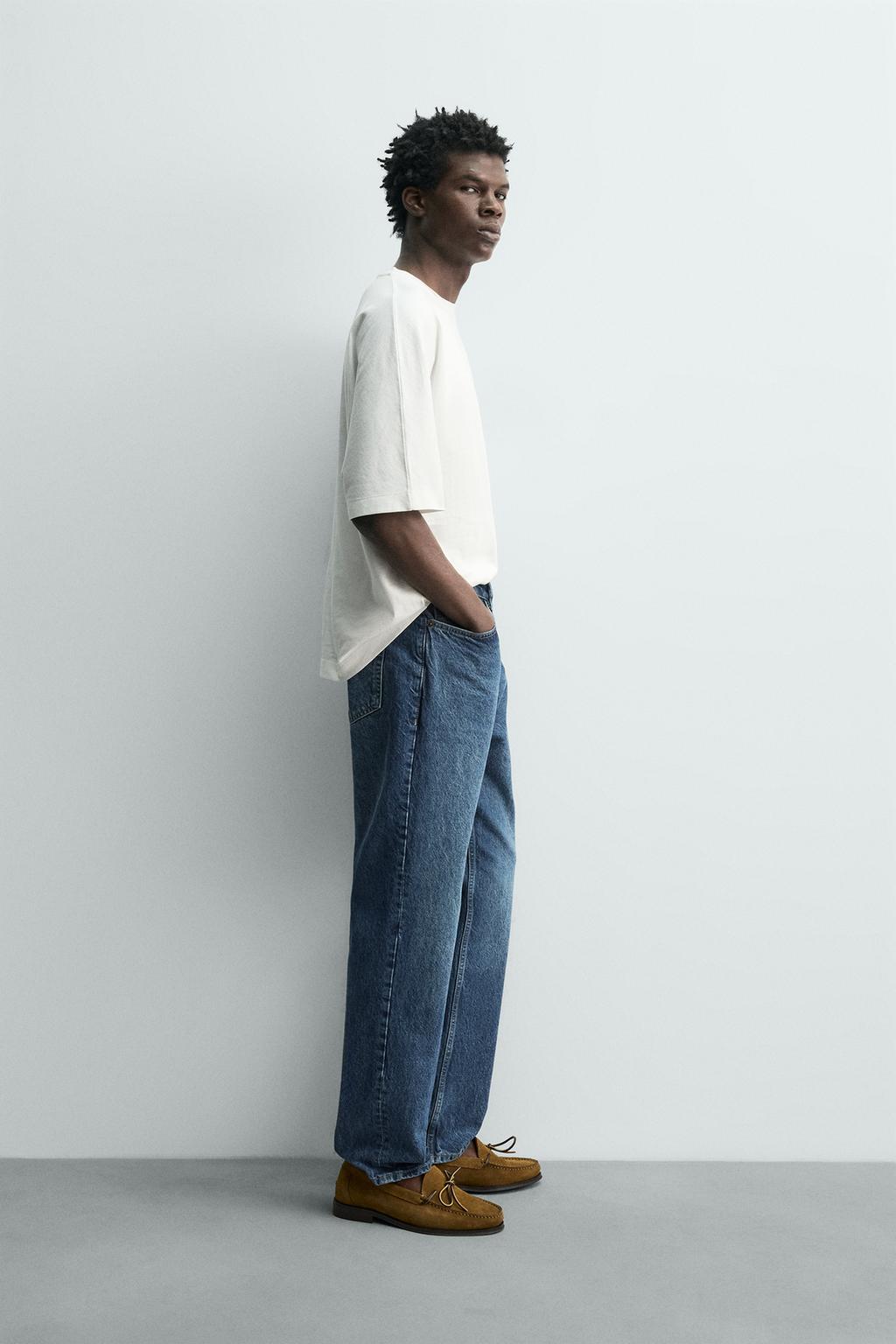 ФУТБОЛКА КЛАССИЧЕСКОГО КРОЯ С ЭФФЕКТОМ ПОТЕРТОСТИ