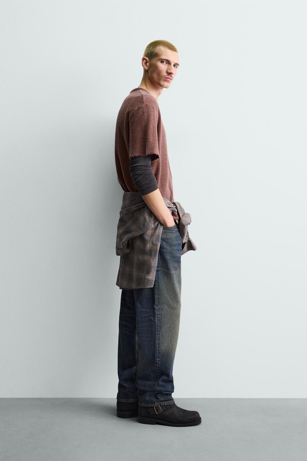 Майка из вязаного хлопкового трикотажа