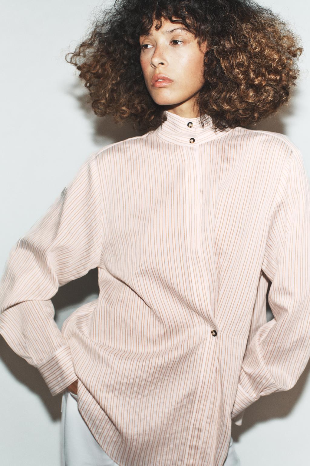 РУБАШКА ОВЕРСАЙЗ В ПОЛОСКУ