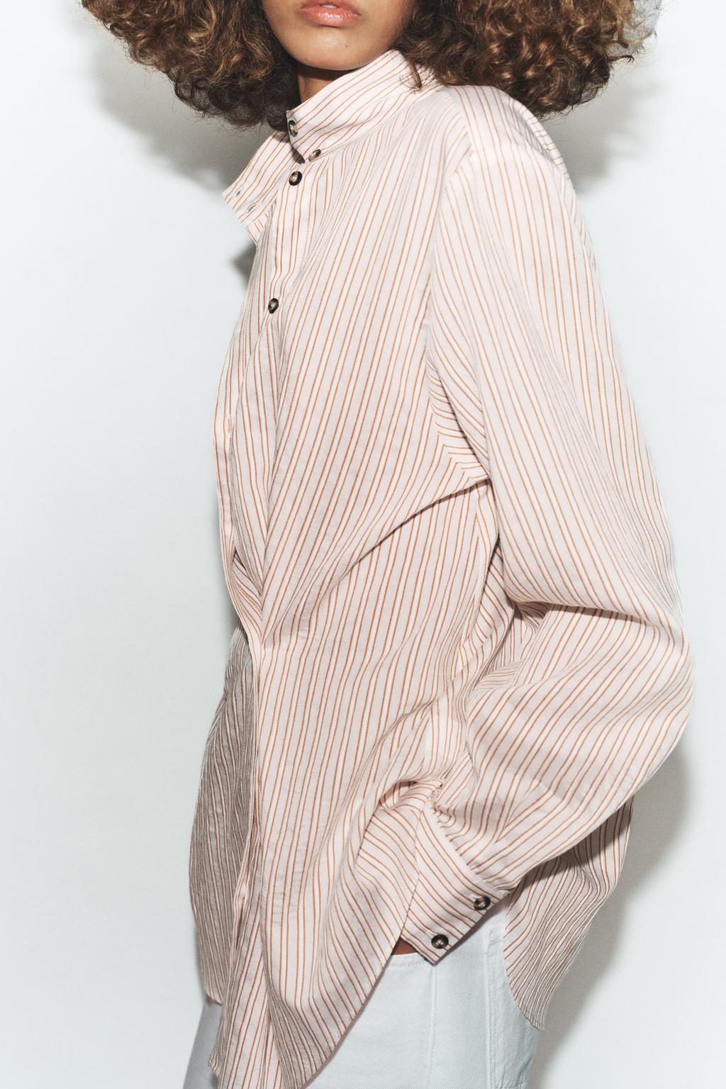 РУБАШКА ОВЕРСАЙЗ В ПОЛОСКУ