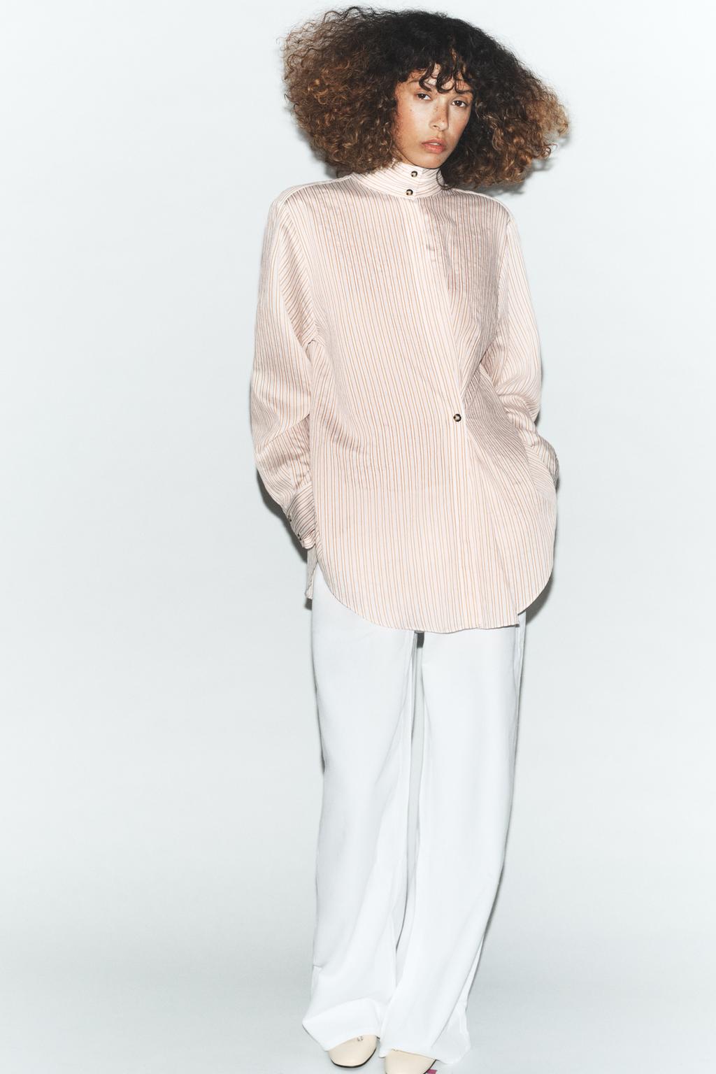 РУБАШКА ОВЕРСАЙЗ В ПОЛОСКУ