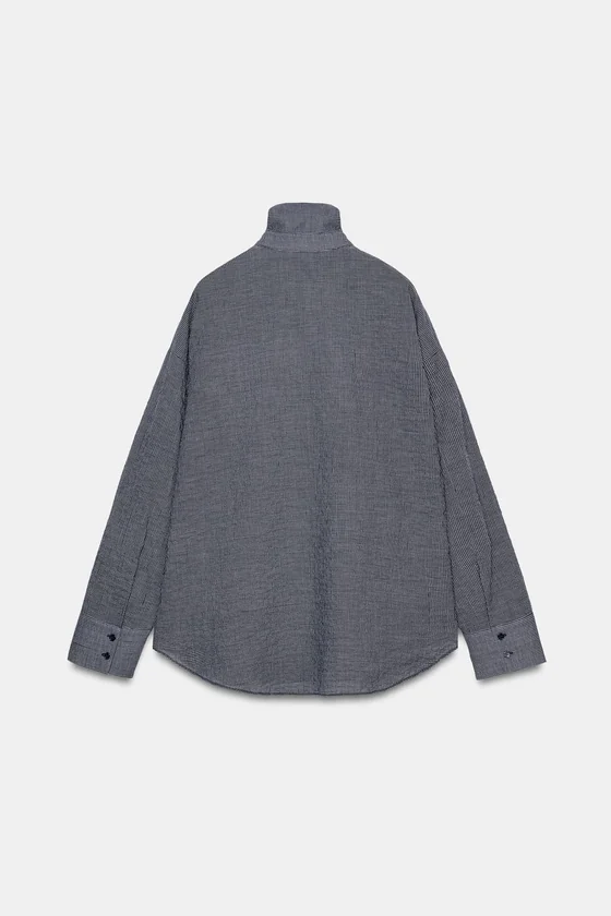РУБАШКА В КЛЕТКУ С ПЛАТКОМ — ZW COLLECTION