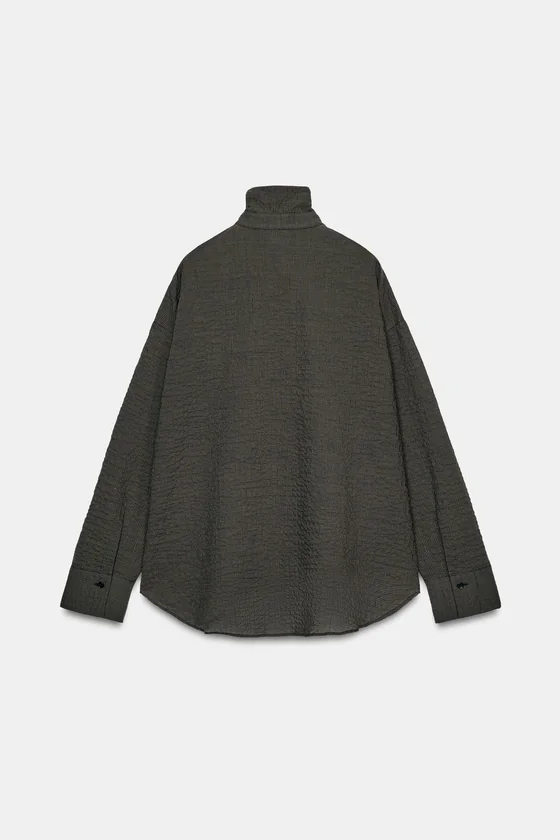 РУБАШКА В КЛЕТКУ С ПЛАТКОМ — ZW COLLECTION
