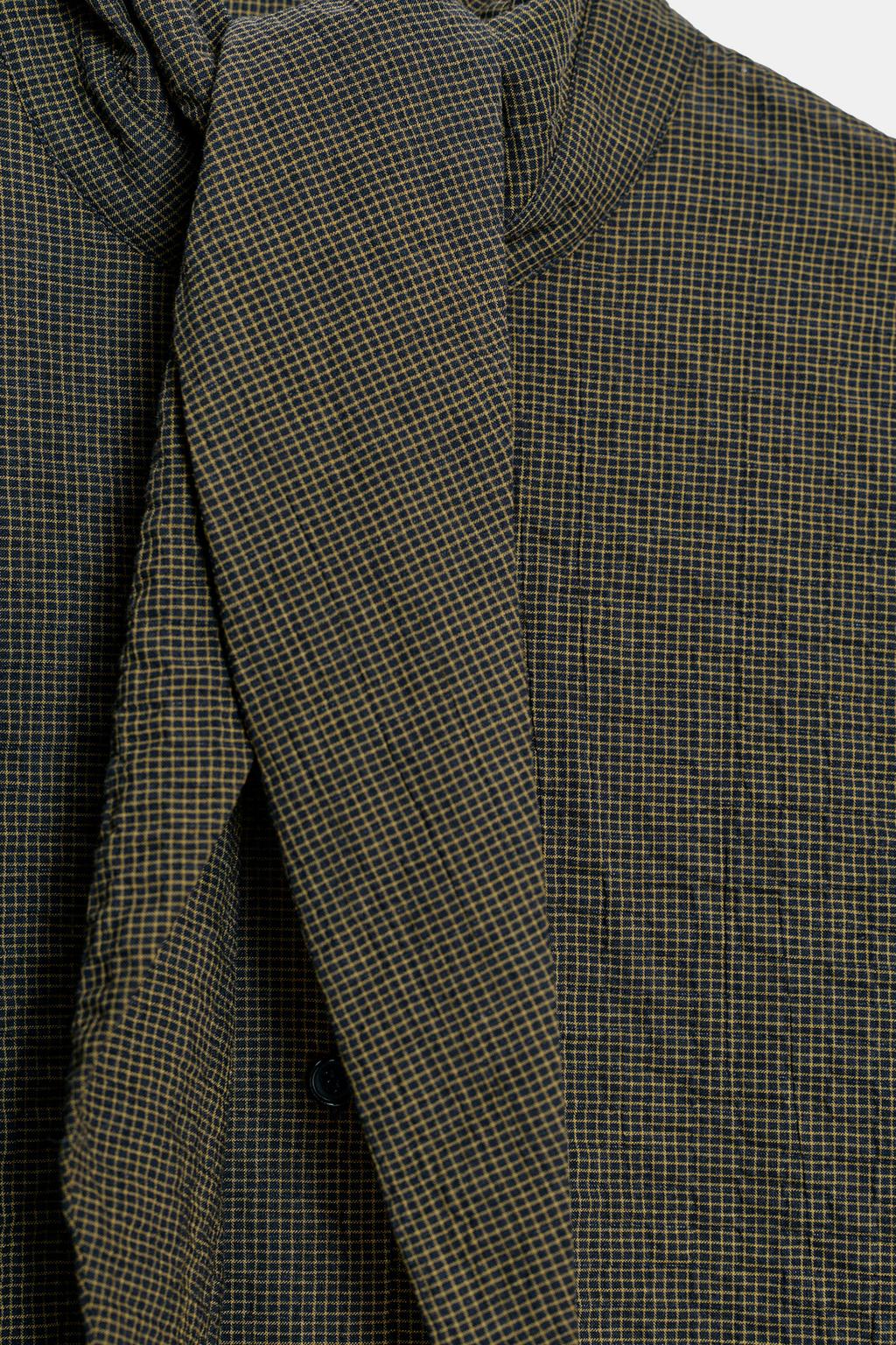 РУБАШКА В КЛЕТКУ С ПЛАТКОМ — ZW COLLECTION