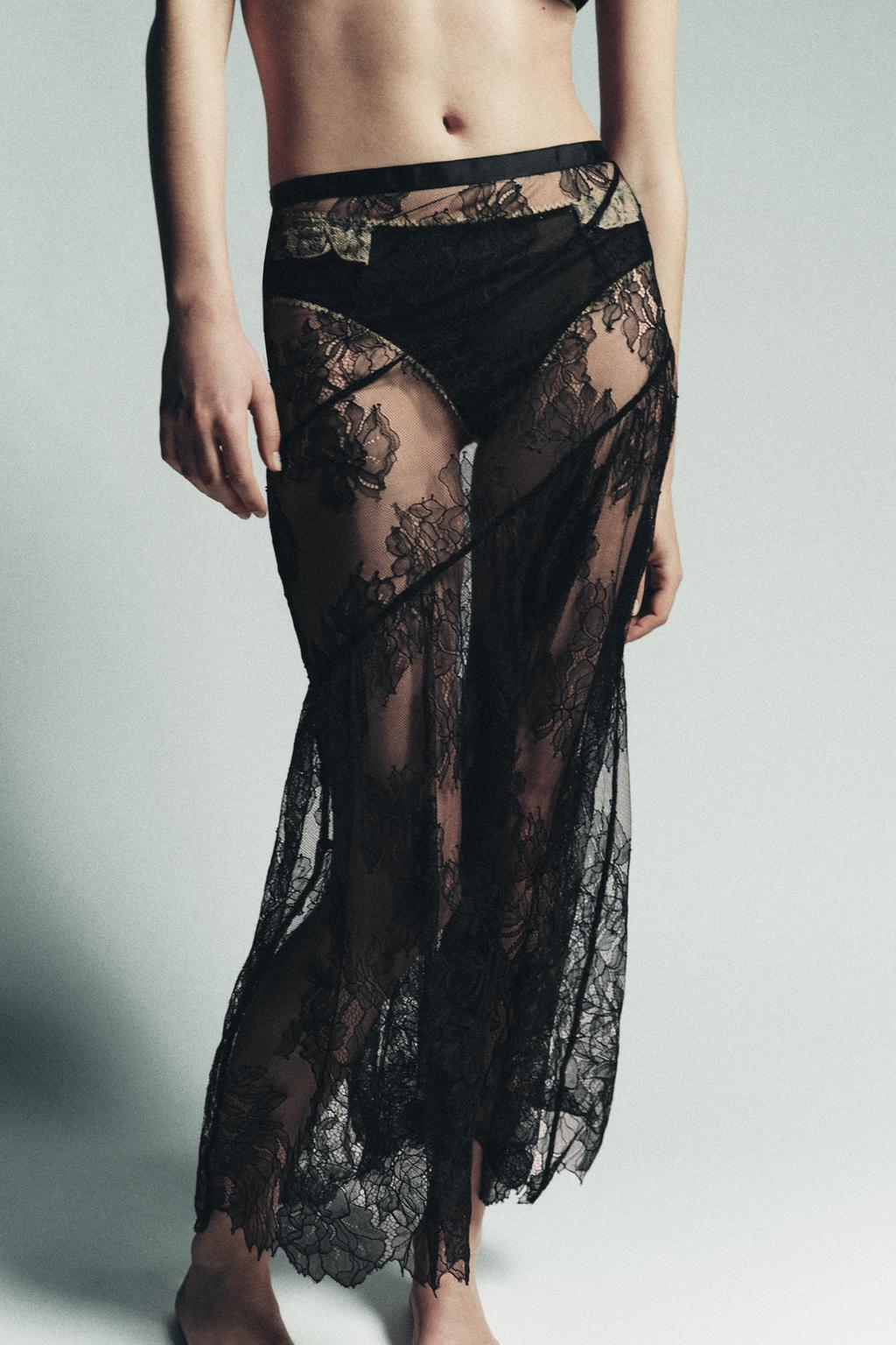 КРУЖЕВНАЯ ЮБКА МИДИ