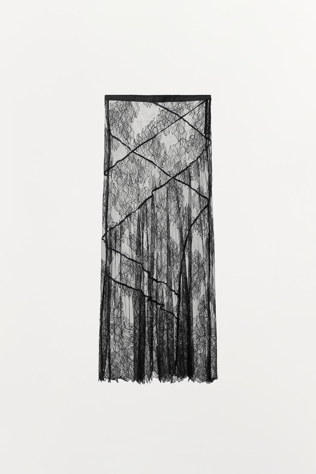 КРУЖЕВНАЯ ЮБКА МИДИ