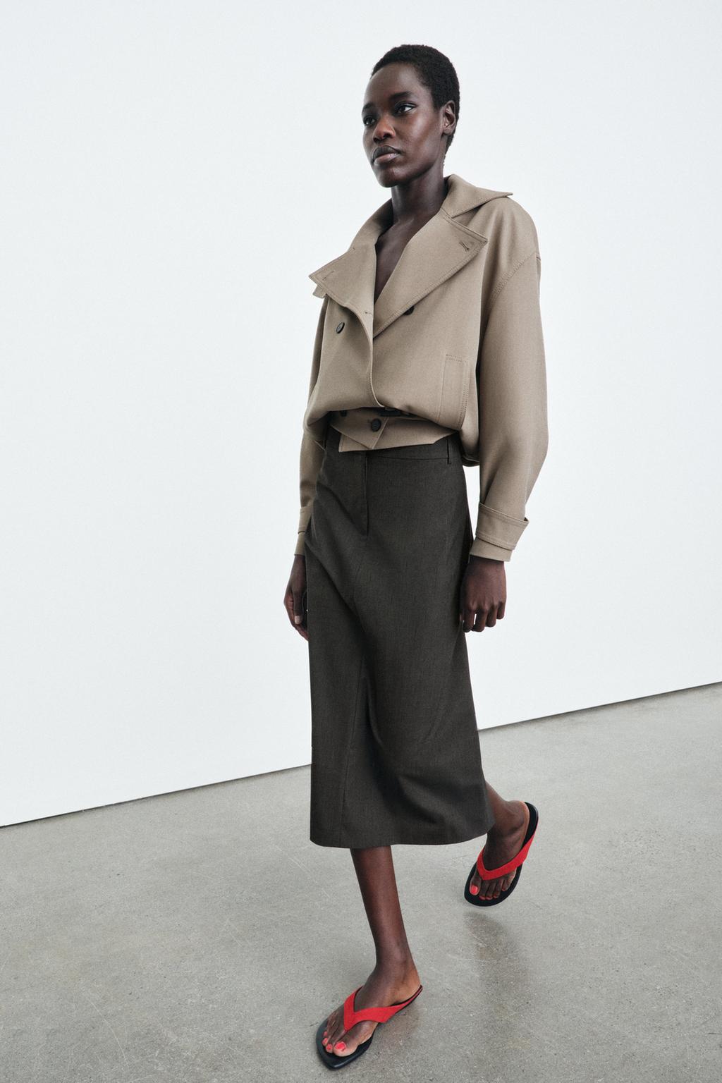 ПРЯМАЯ ЮБКА МИДИ — ZW COLLECTION