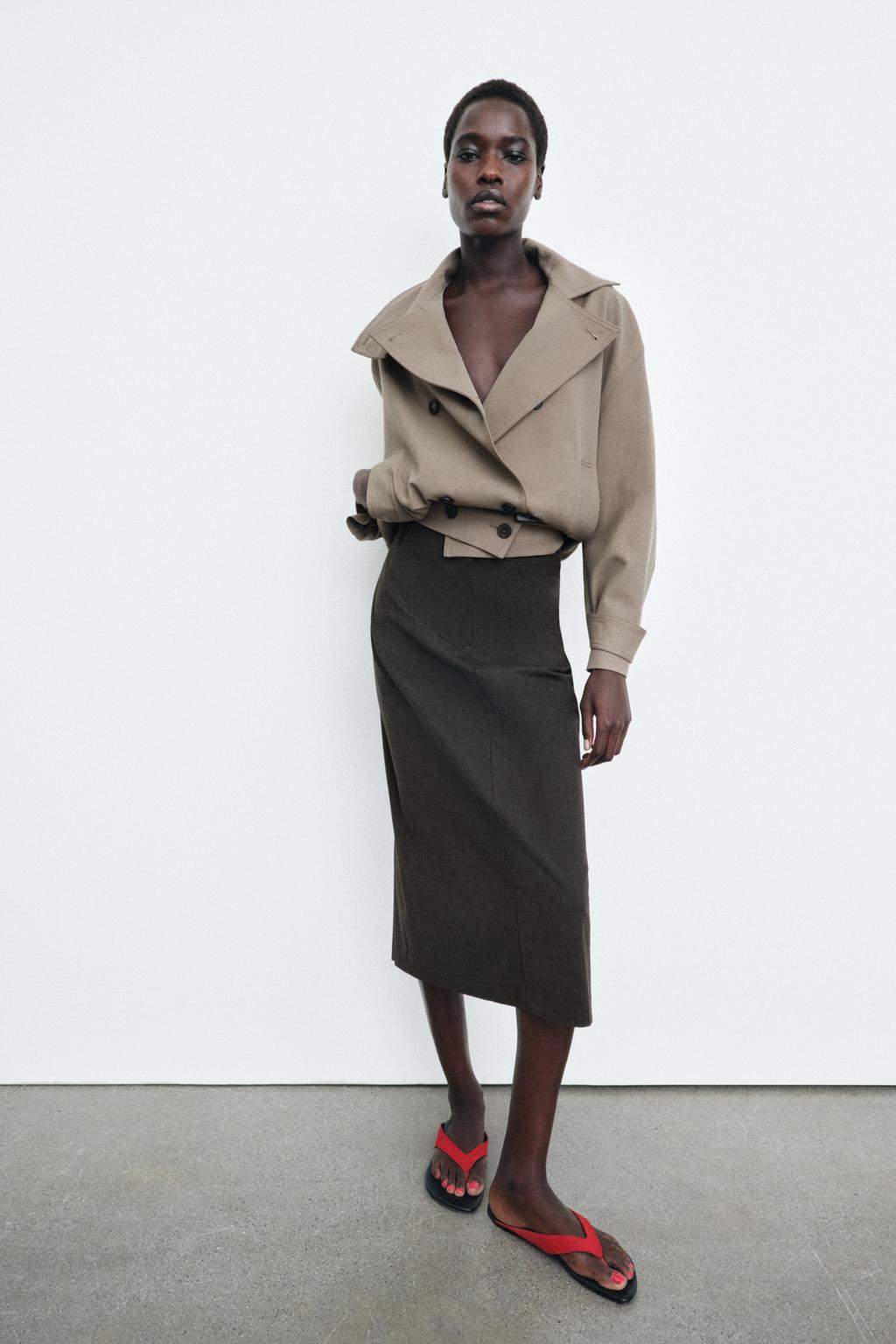 ПРЯМАЯ ЮБКА МИДИ — ZW COLLECTION