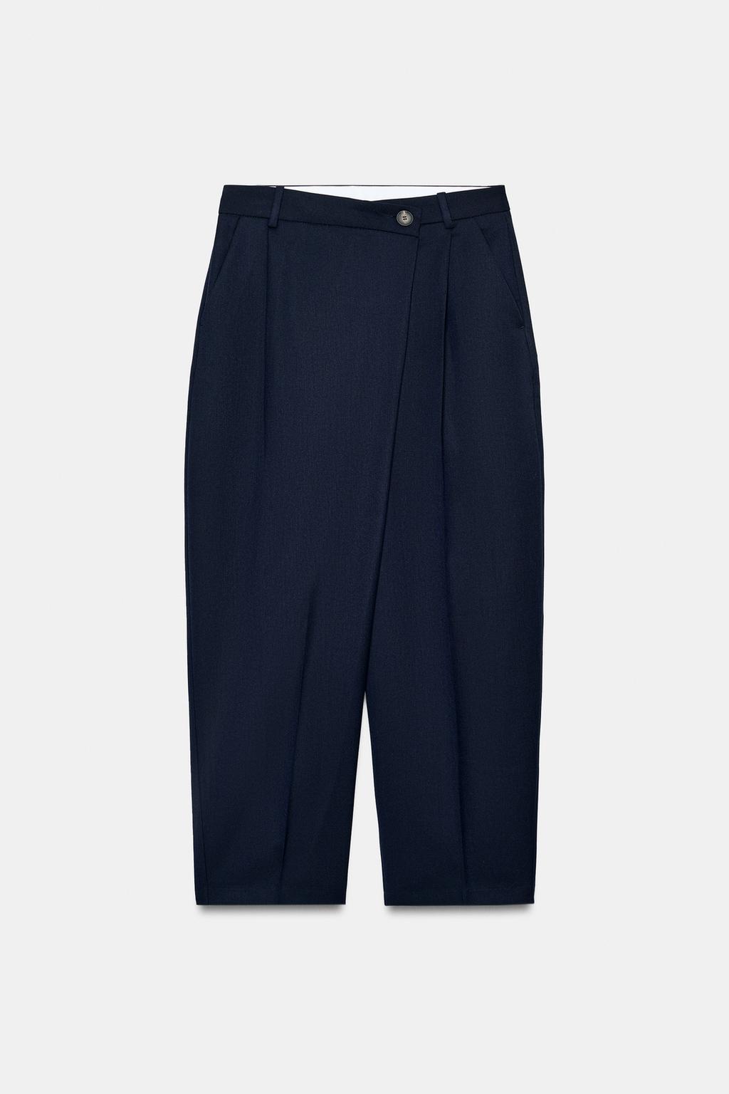 БРЮКИ С ПЕРЕКРЕСТНЫМ ПОЯСОМ