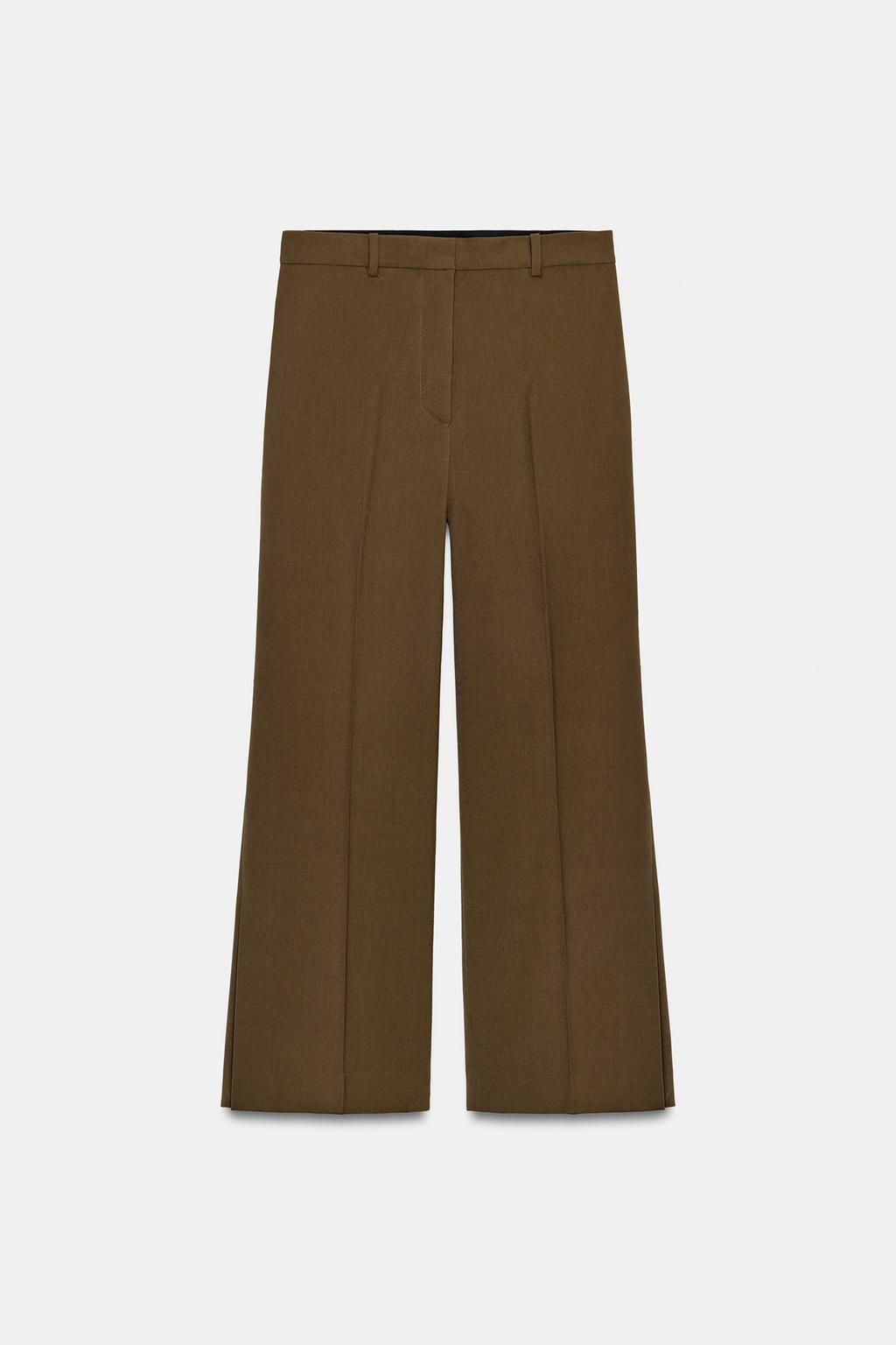 БРЮКИ ПРЯМОГО КРОЯ С РАЗРЕЗАМИ — ZW COLLECTION