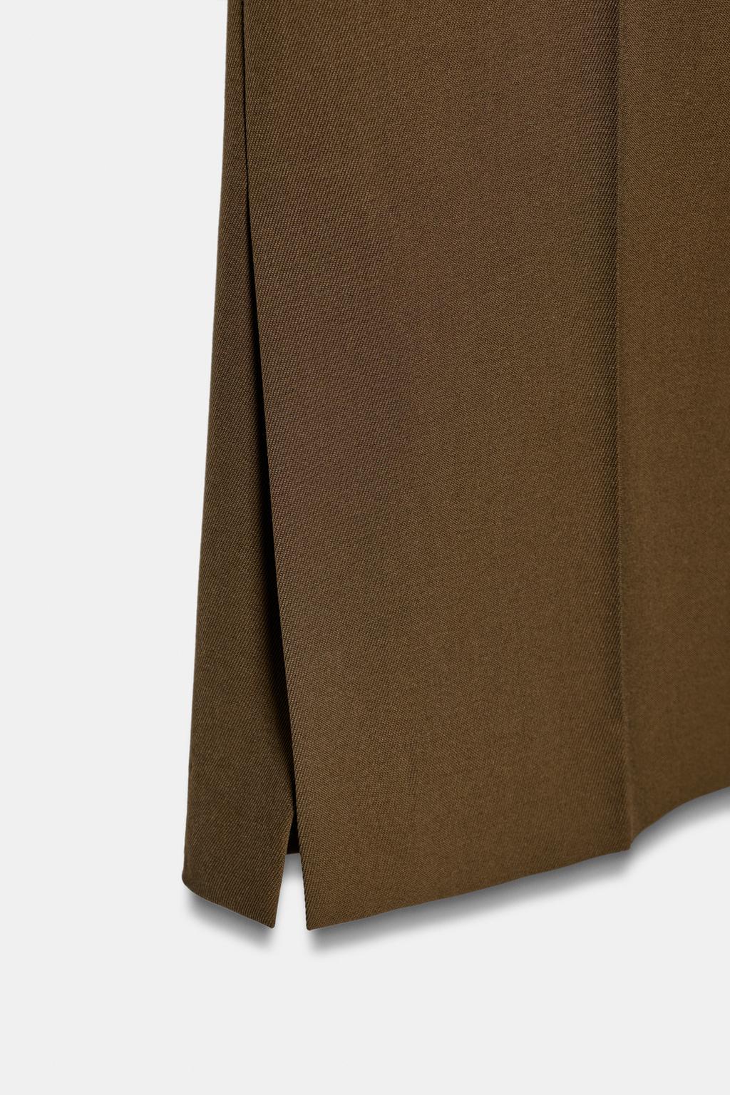 БРЮКИ ПРЯМОГО КРОЯ С РАЗРЕЗАМИ — ZW COLLECTION