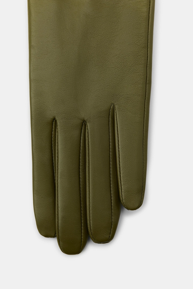 Длинные перчатки из 100% кожи