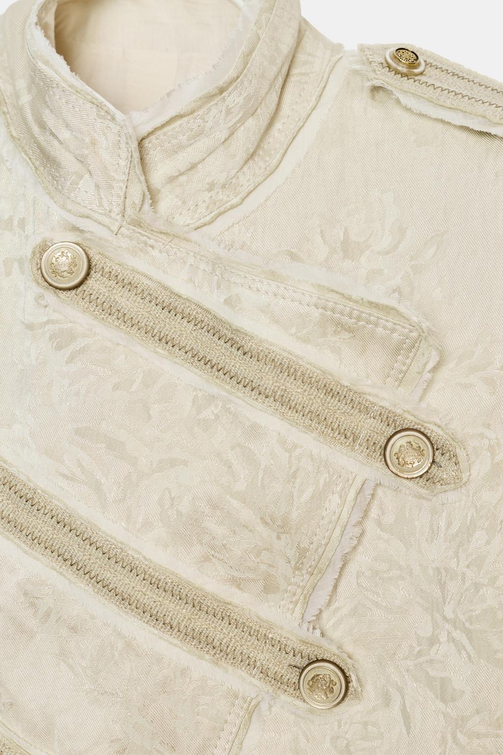 КОРОТКАЯ ЖАККАРДОВАЯ КУРТКА ZW COLLECTION LIMITED EDITION