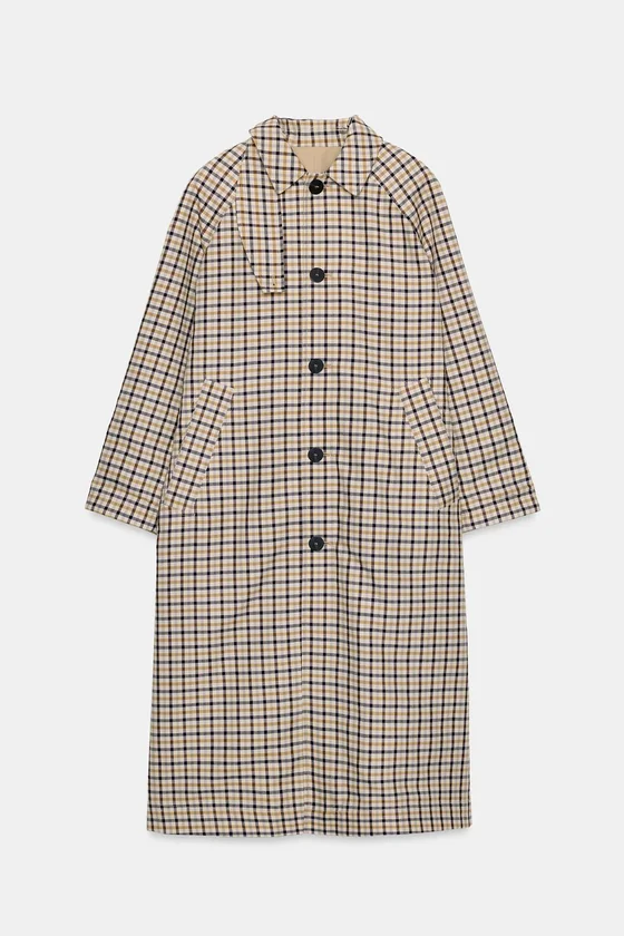 ДВУСТОРОННИЙ ТРЕНЧ В КЛЕТКУ — ZW COLLECTION