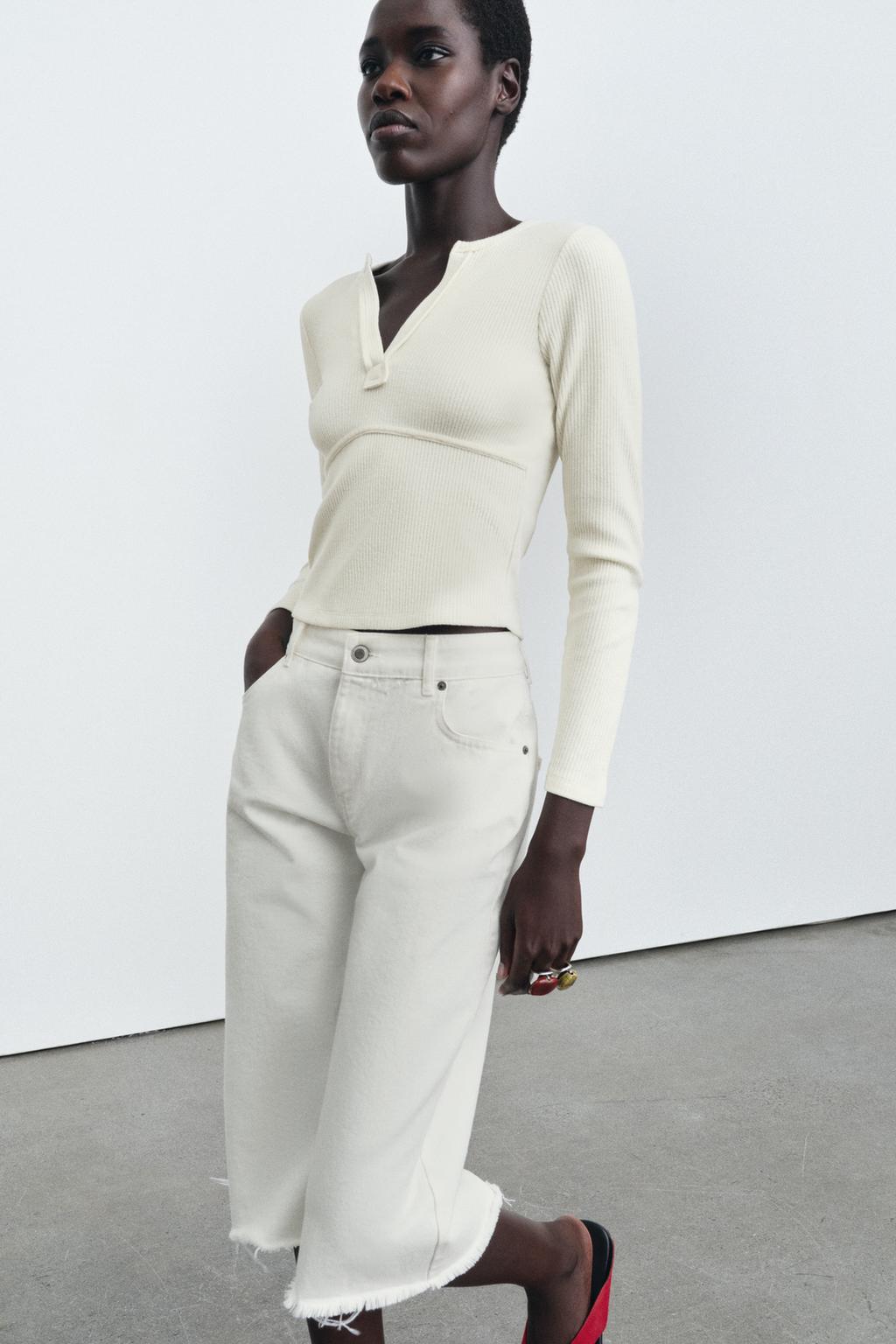 ФУТБОЛКА В РУБЧИК С ДЛИННЫМИ РУКАВАМИ