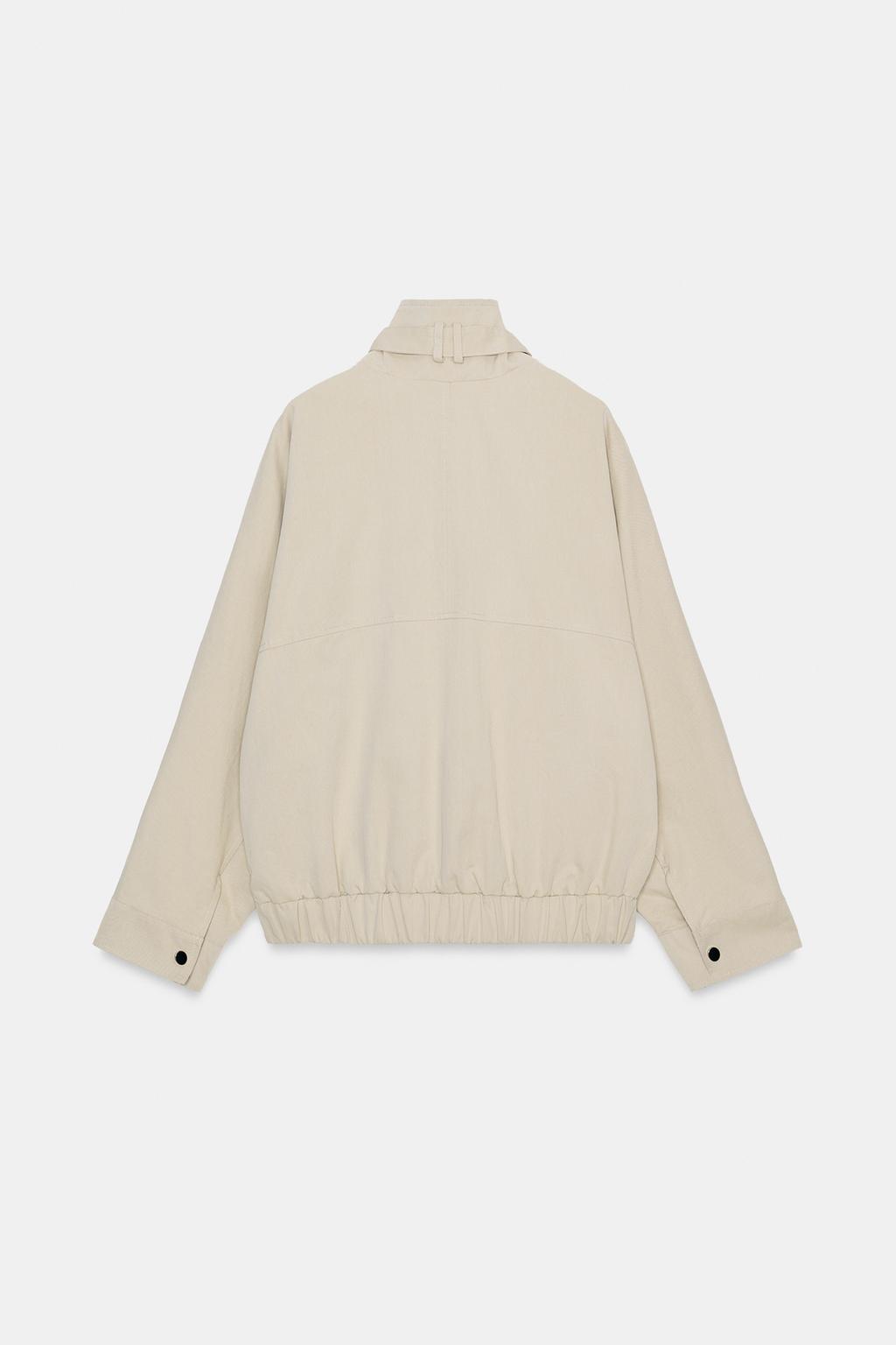 БОМБЕР ОВЕРСАЙЗ С ВЫСОКИМ ВОРОТНИКОМ