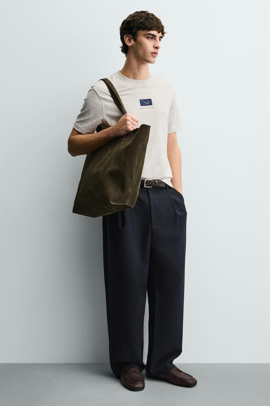 КОЖАНАЯ СУМКА-ШОПЕР