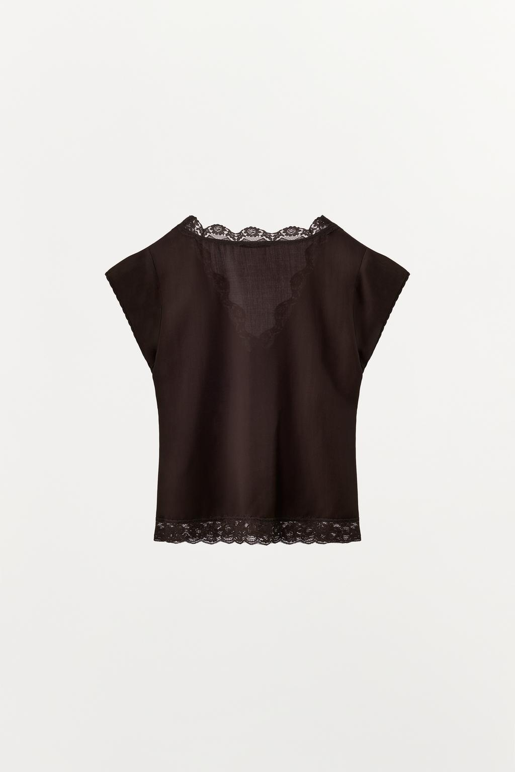 ТОП ИЗ 100% ЛИОЦЕЛЛА С КРУЖЕВОМ