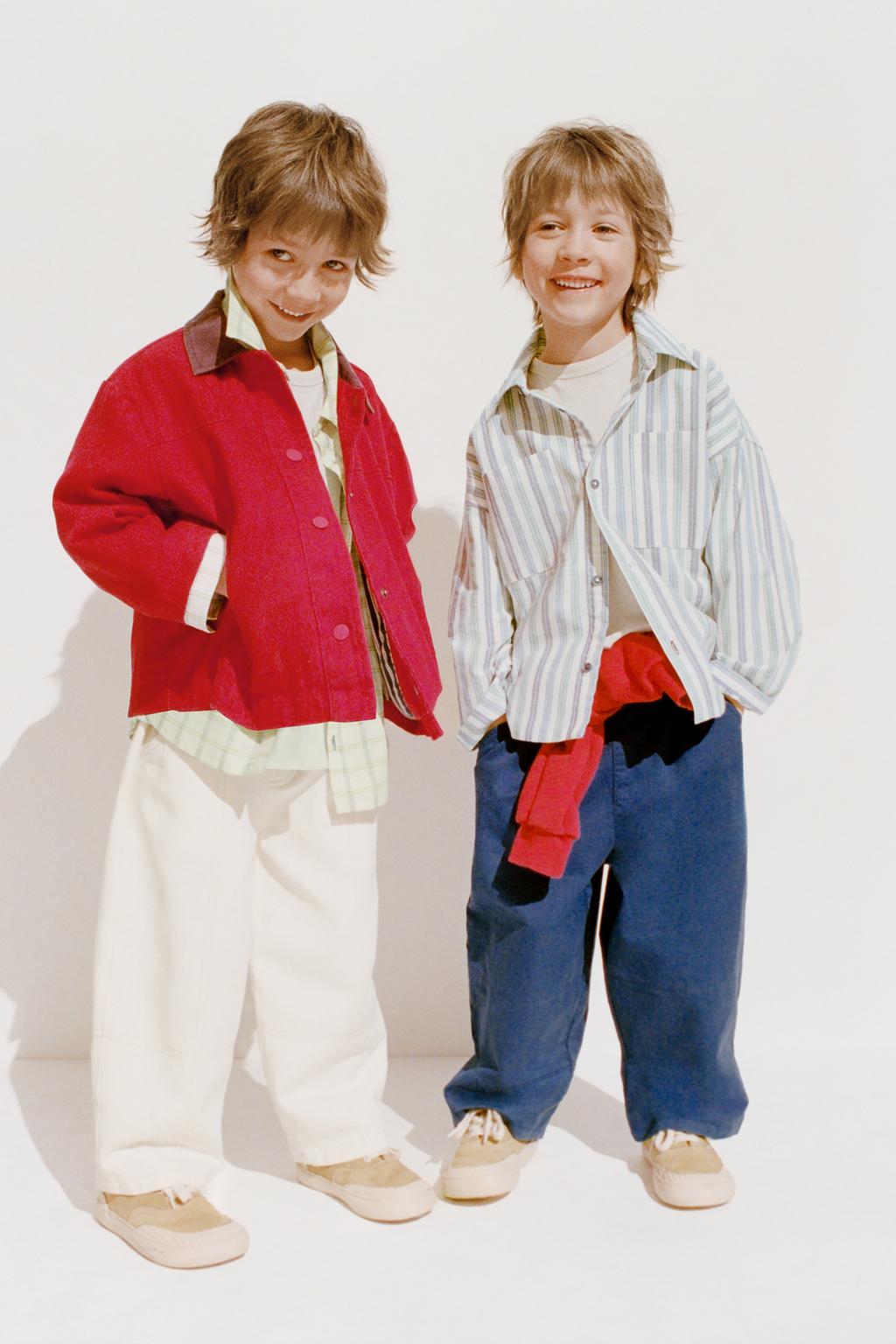 ZARA TIMELESS - РУБАШКА В ПОЛОСКУ С КАРМАНОМ