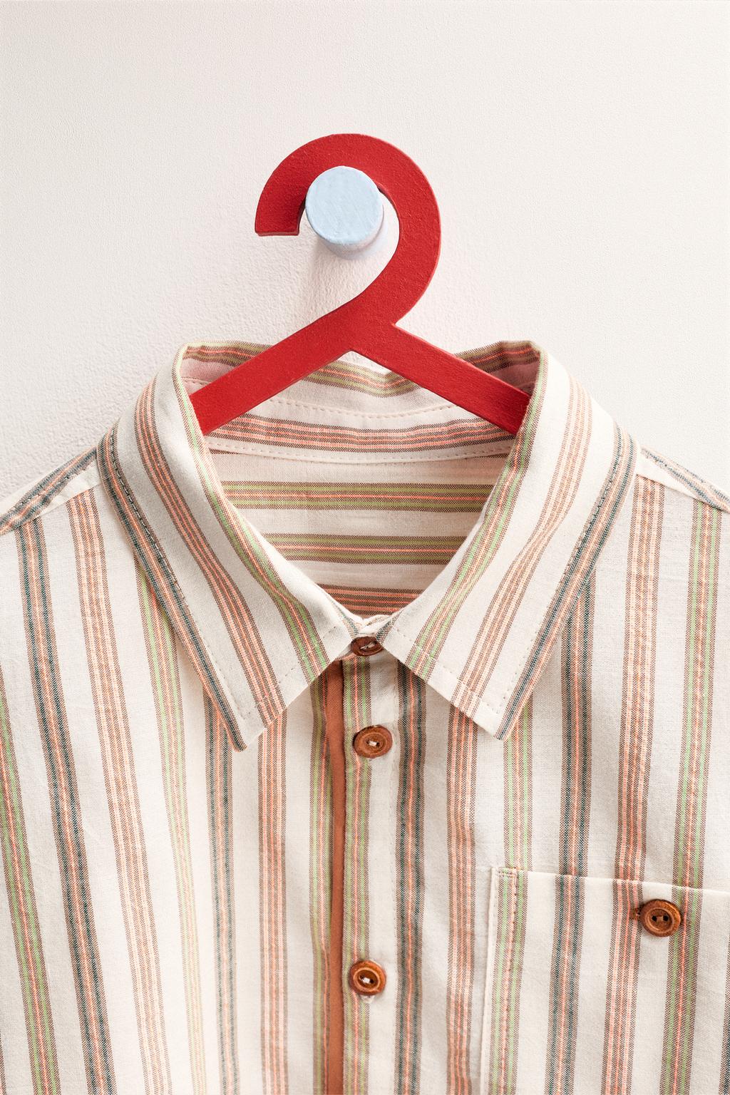 ZARA TIMELESS - РУБАШКА В ПОЛОСКУ С КАРМАНОМ