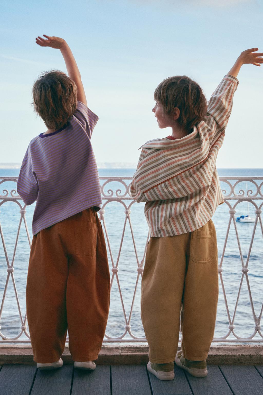 ZARA TIMELESS - РУБАШКА В ПОЛОСКУ С КАРМАНОМ